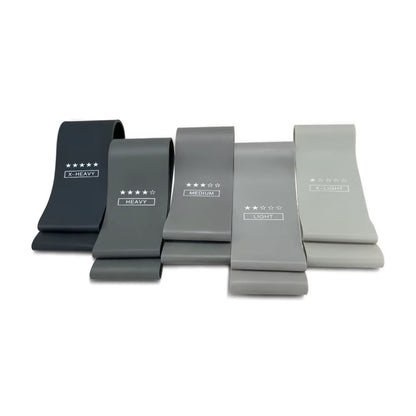 5Pcs TPE Fitness Resistance Bands Stretching Durable Yoga Sport Elastic Bands Pilates Hip Circle Expander Bands Gym Equipment