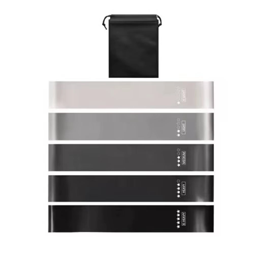 5Pcs TPE Fitness Resistance Bands Stretching Durable Yoga Sport Elastic Bands Pilates Hip Circle Expander Bands Gym Equipment