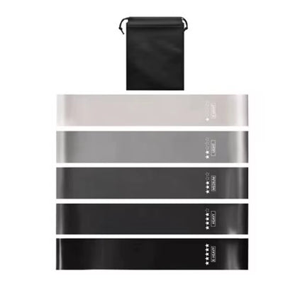 5Pcs TPE Fitness Resistance Bands Stretching Durable Yoga Sport Elastic Bands Pilates Hip Circle Expander Bands Gym Equipment