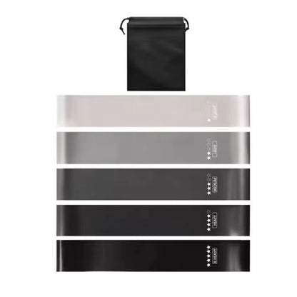 5Pcs TPE Fitness Resistance Bands Stretching Durable Yoga Sport Elastic Bands Pilates Hip Circle Expander Bands Gym Equipment