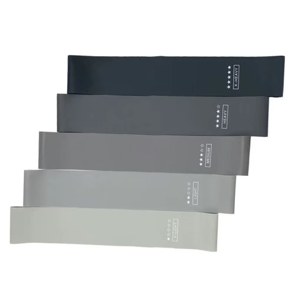 5Pcs TPE Fitness Resistance Bands Stretching Durable Yoga Sport Elastic Bands Pilates Hip Circle Expander Bands Gym Equipment